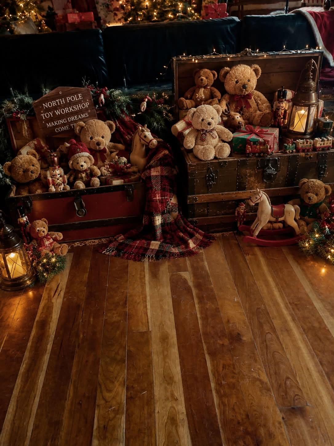 Christmas toys at Santa's Log House