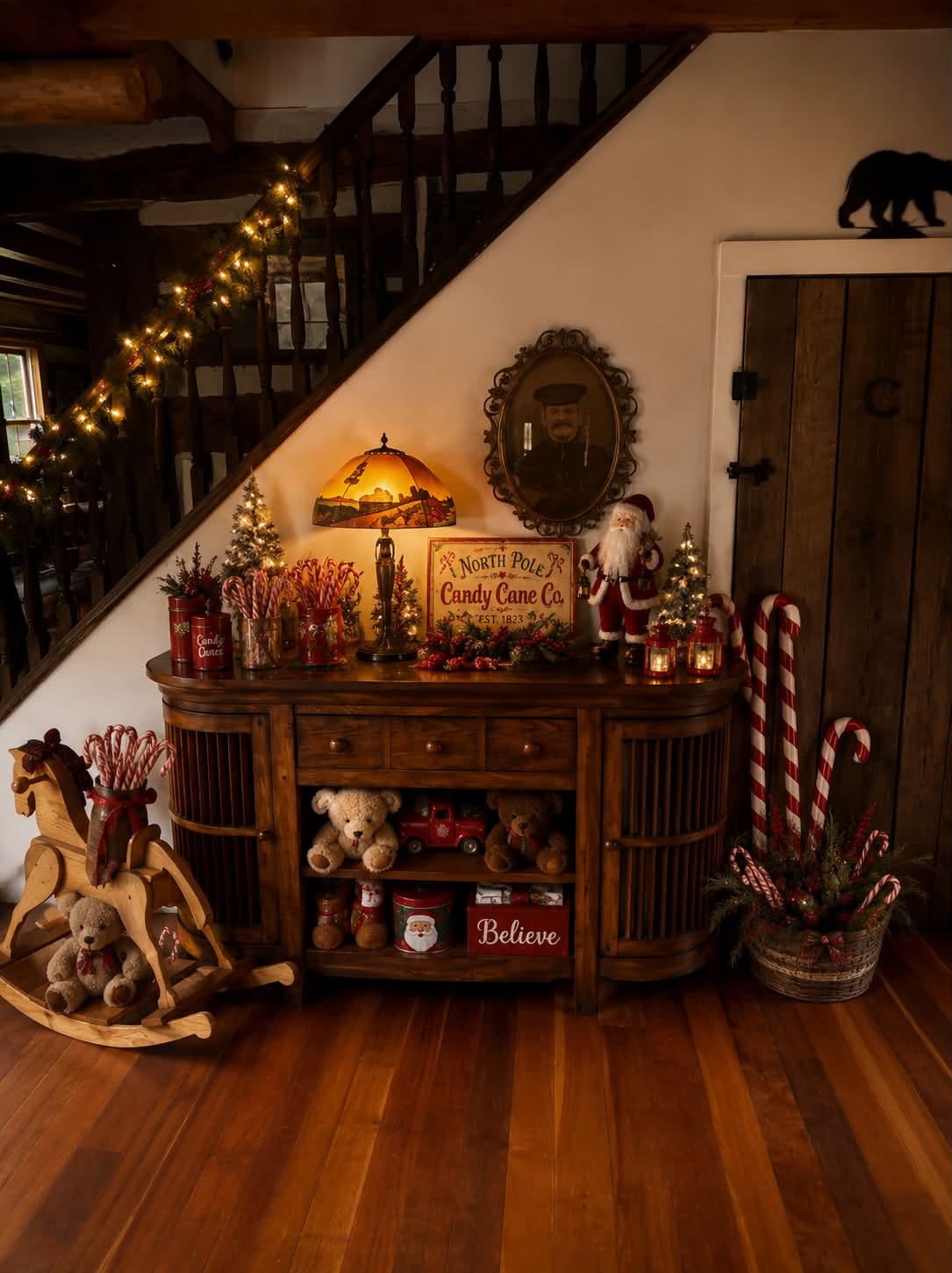 A warm Christmas memory at Santa's Log House